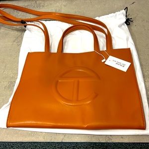NWT Telfar Medium Shopping Bag Tan